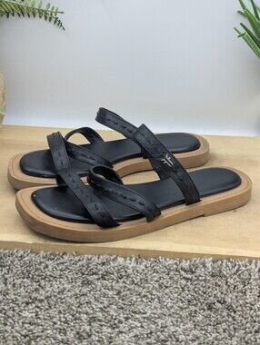Frye Women's Faye Strappy Slide Leather Sandals Women's Size 5.5/6 (36) Casual